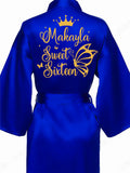 Robe Sweet 16 royal blue with gold