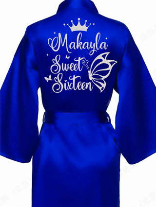 Robe Sweet 16 royal blue with silver