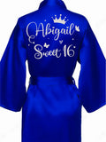 Robe Sweet 16 royal blue with silver