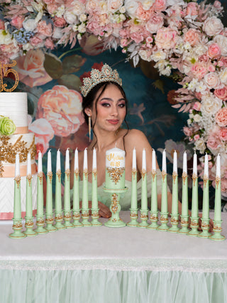 Sage Green 18 Candles Set for Debut & 18th Birthday