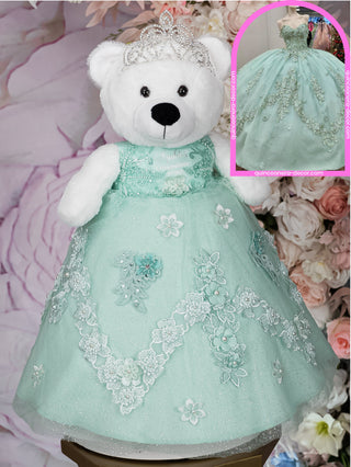 Teddy Bear to match your Quinceanera Dress