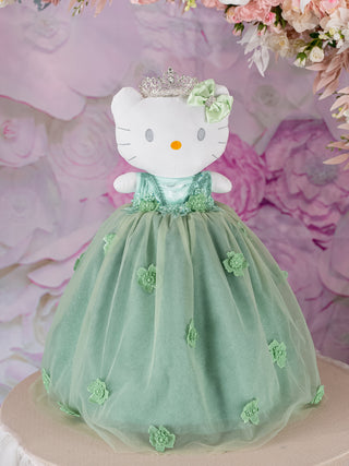 Sage Green Kitty for quinceanera